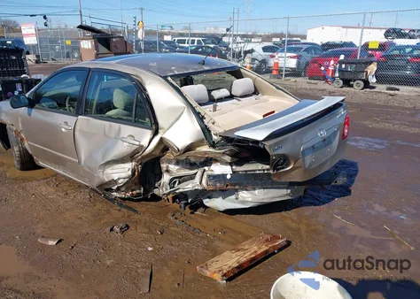 2006 Toyota Corolla Le из США, поврежденный, VIN 1NXBR32EX6Z620618